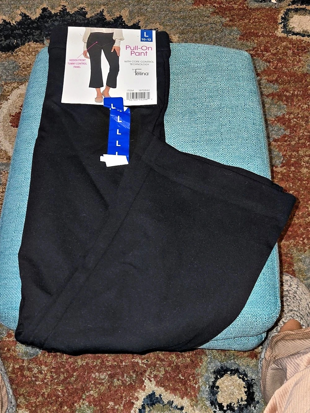 Telina Pull-On Pant Black Size Large NWT